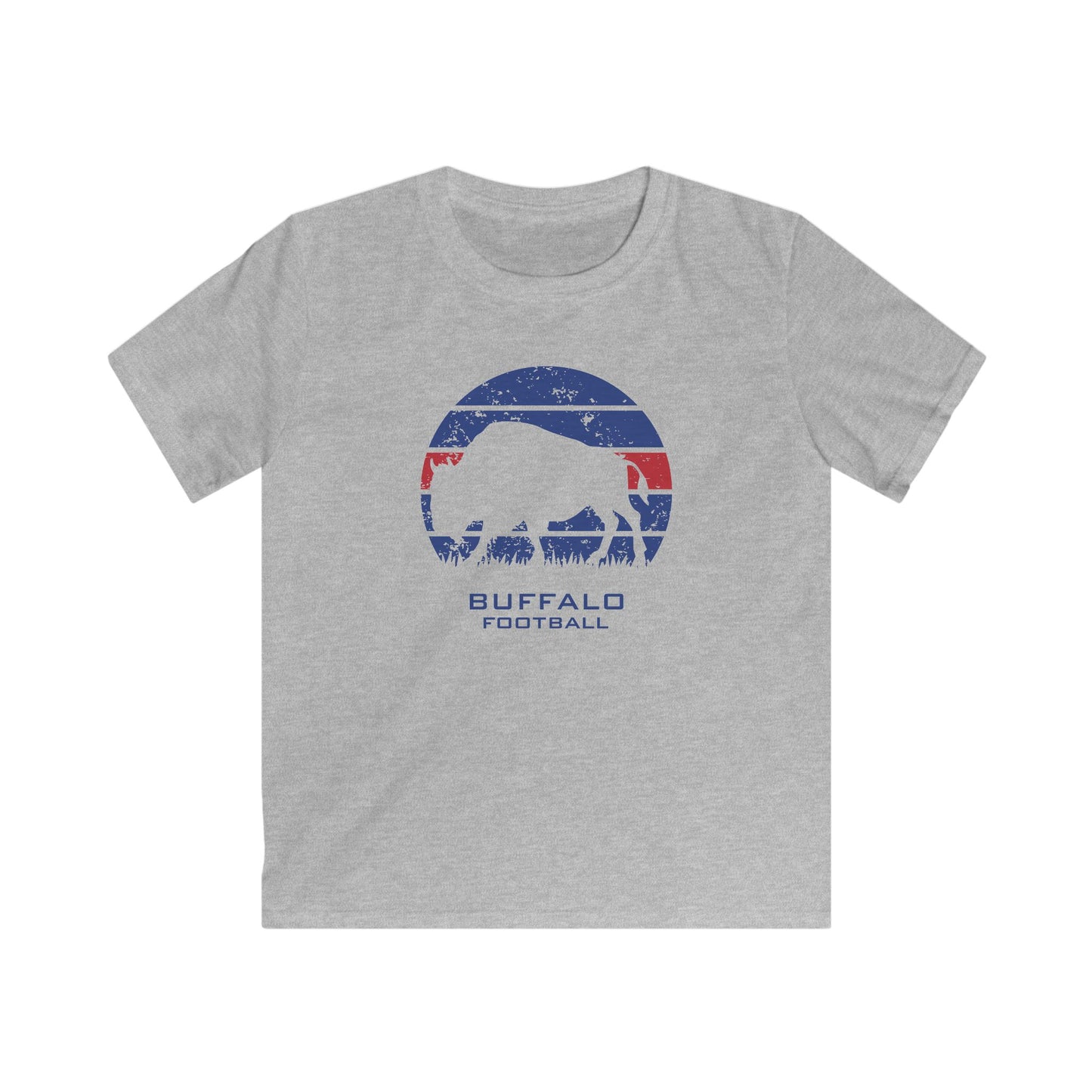 Kids Buffalo Football Silhouette Tee