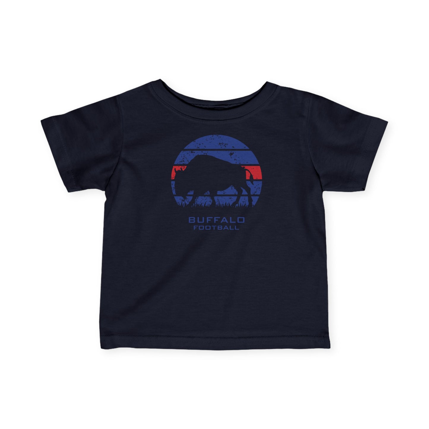 Infant Buffalo Football Silhouette Tee