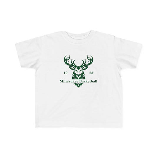 Toddler Milwaukee Basketball Buck Tee