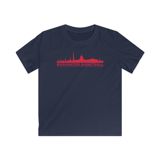 Kids Tee - Washington Basketball Skyline