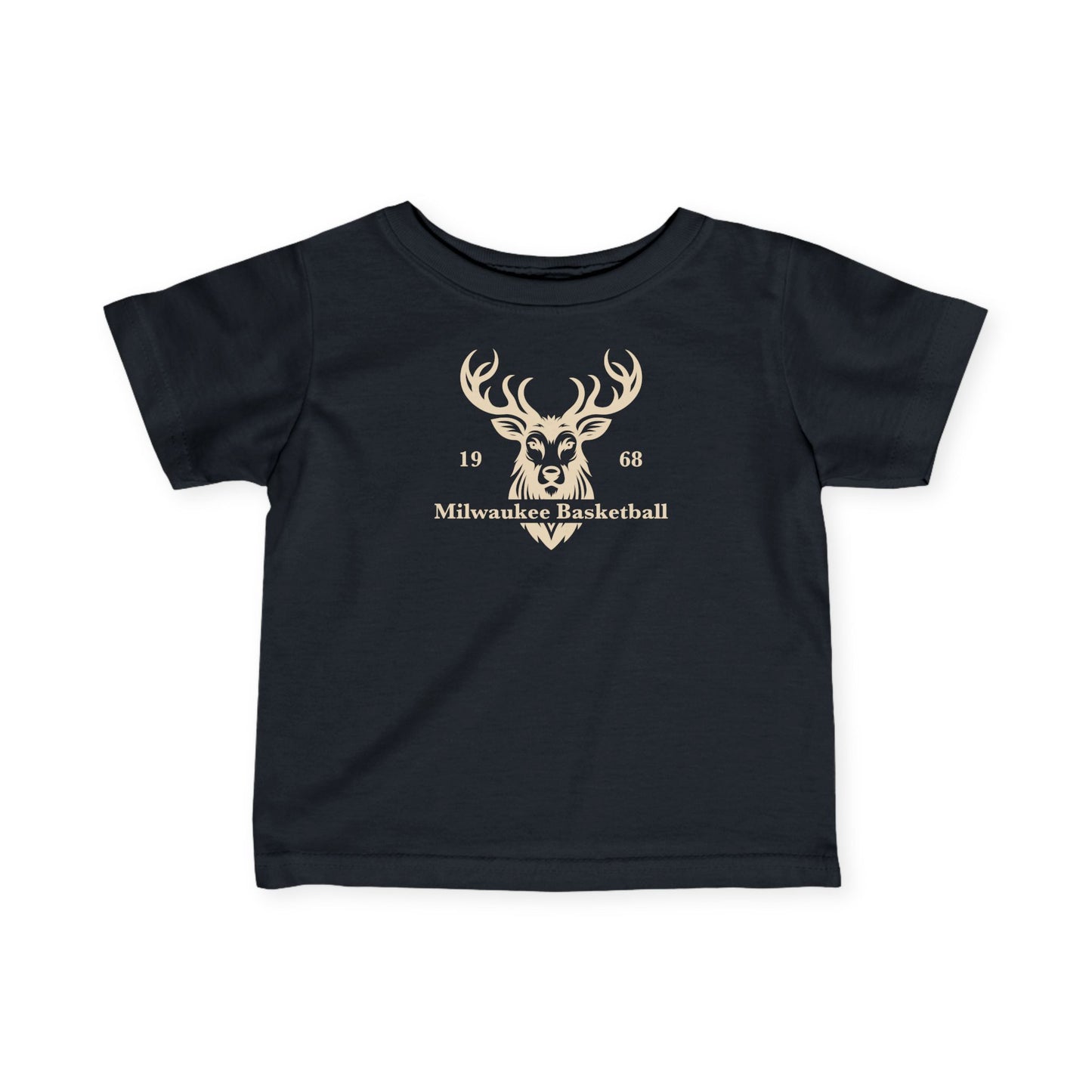 Infant Milwaukee Basketball Buck Tee